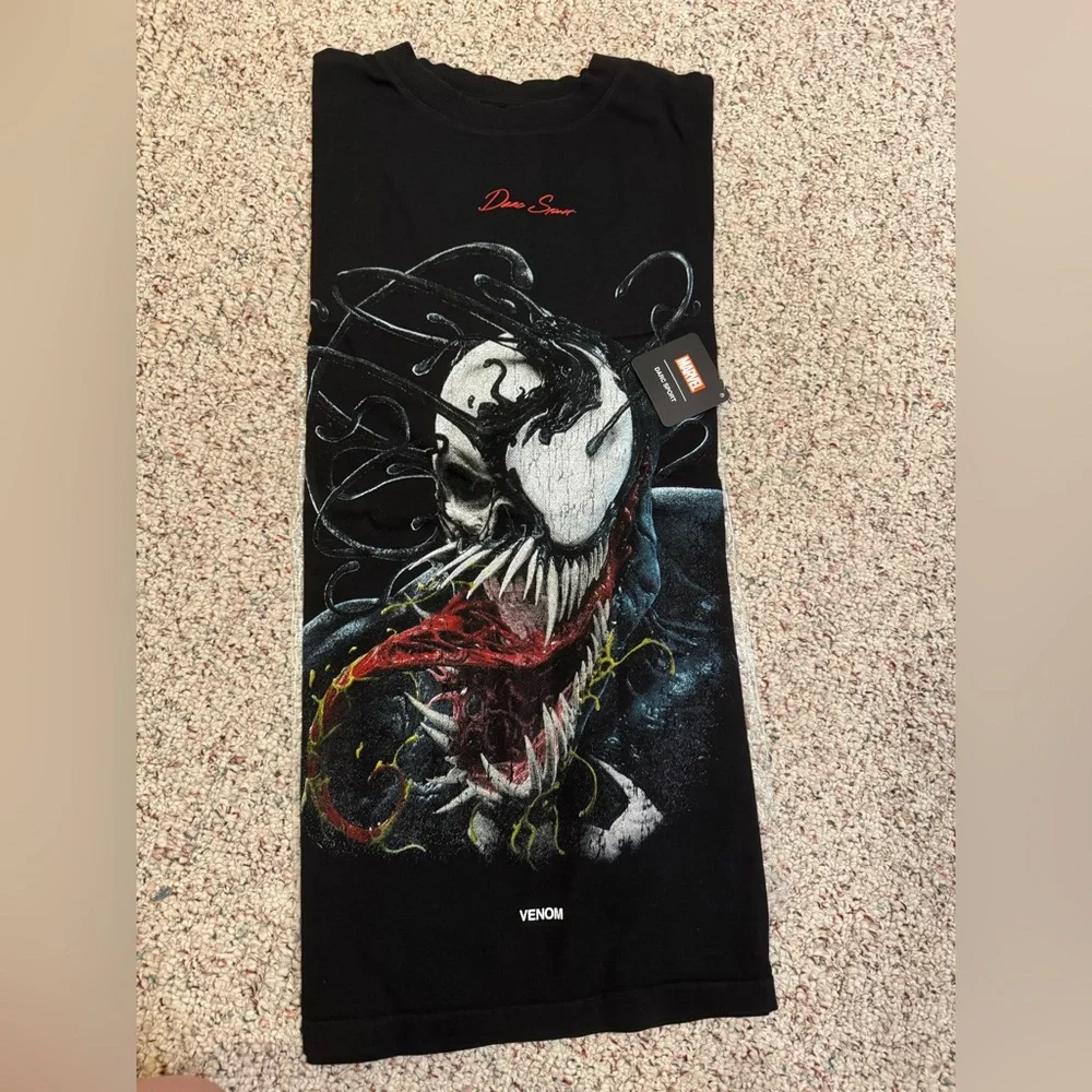 Darc Sport SYMBIOSIS "PREMIUM" OVERSIZED TEE IN BLACK XXLARGE Venom/Marvel - Picture 4 of 4